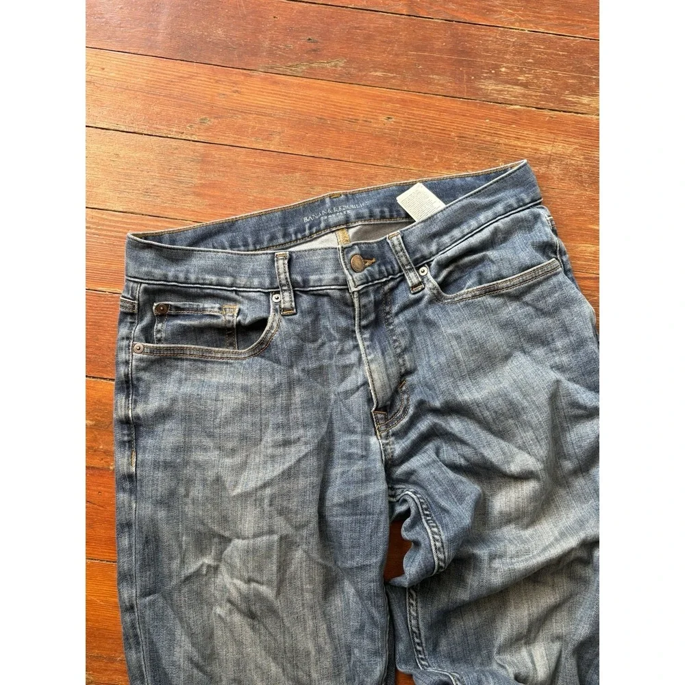 Banana Republic 31x32 Mens The Traveler Slim Fit Dark Wash‎ Indigo Jeans